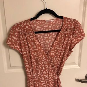 Floral Gap wrap midi dress